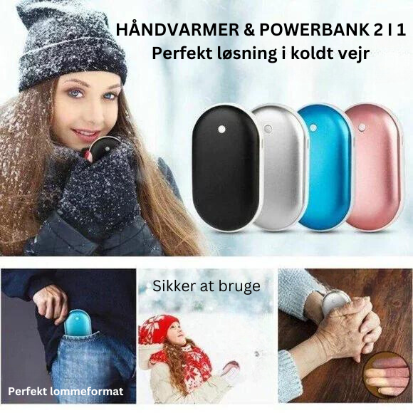 Ristet™ Håndvarmer & Bærbar Oplader